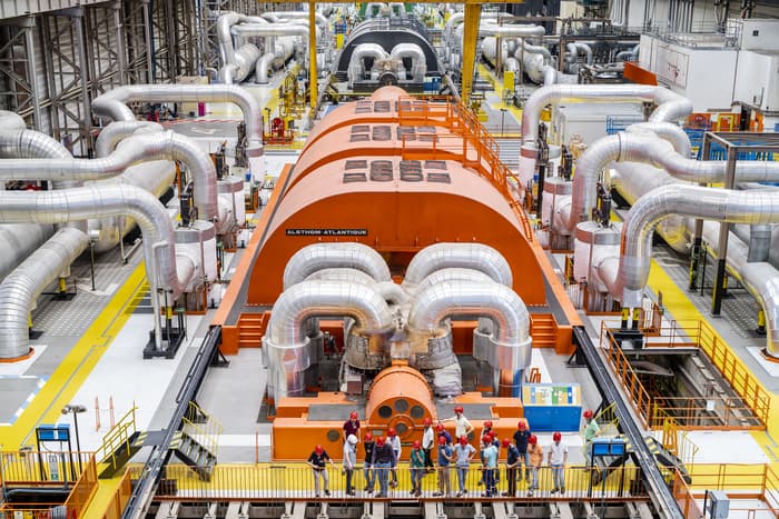 Visite guidée des installation de production d'électricité EDF Tricastin · photo 1