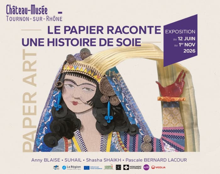 Le Papier Raconte une Histoire de Soie- Anny Blaise, Suhail, Pascale Bernard Lacour et Shasha Shaikh · photo 1