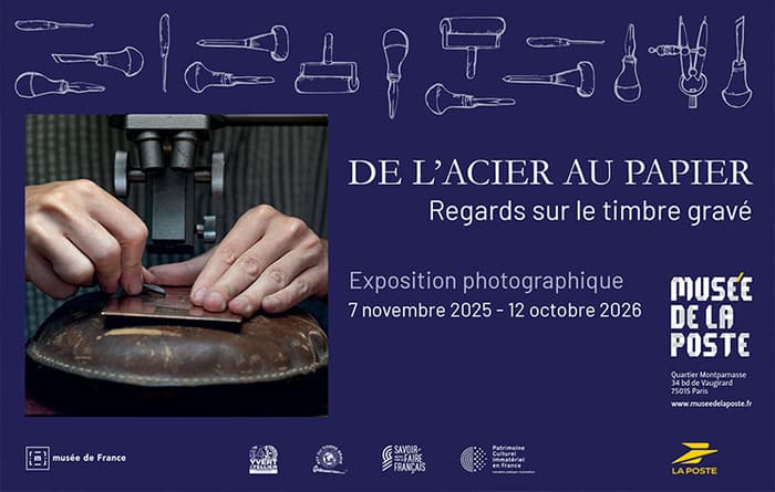 De l’acier au papier. Regards sur le timbre gravé · photo 1