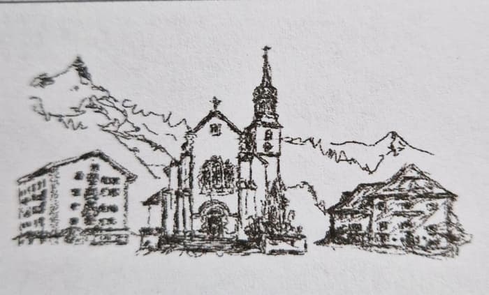 L'église Saint Michel de Chamonix entre hier et aujourd'hui · photo 1