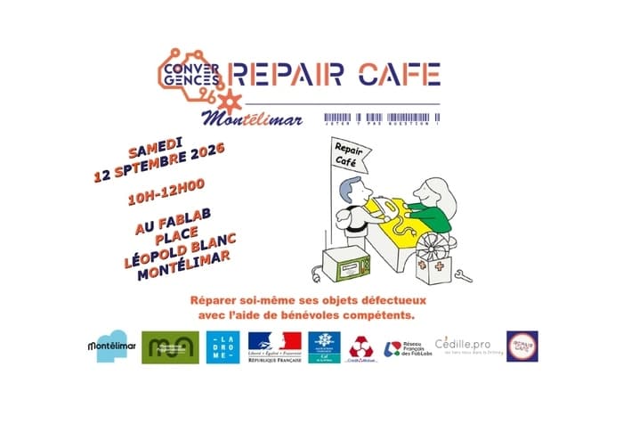 Repair Café Montélimar 12 septembre 2026 · photo 1