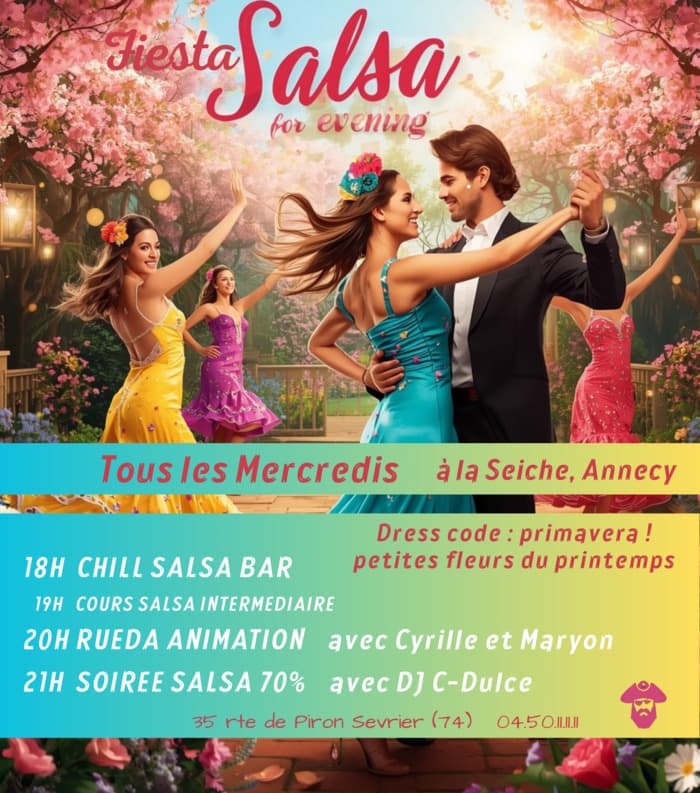 Fiesta Salsa tous les mercredis à la Seiche · photo 1