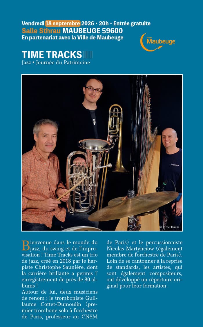 32ème Festival International Harpe en Avesnois : Time Tracks · photo 1