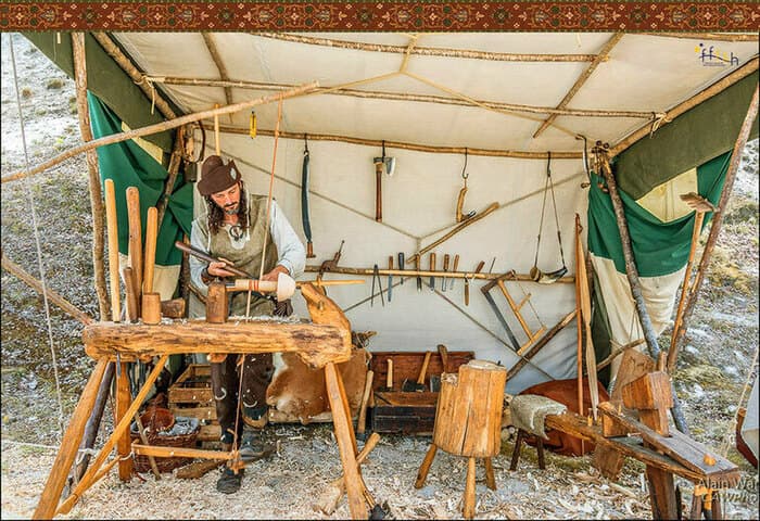 Démonstrations et initiations à la boissellerie et tour à perche avec « La trace du geste » · photo 1
