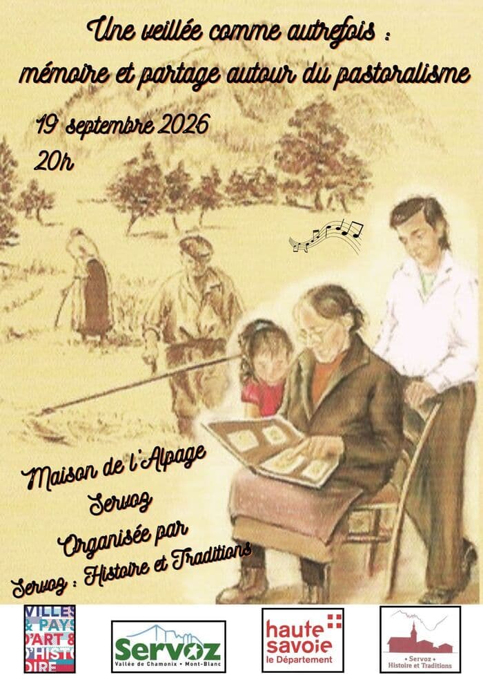 Une veillée comme autrefois: mémoire et partage autour du pastoralisme. · photo 1