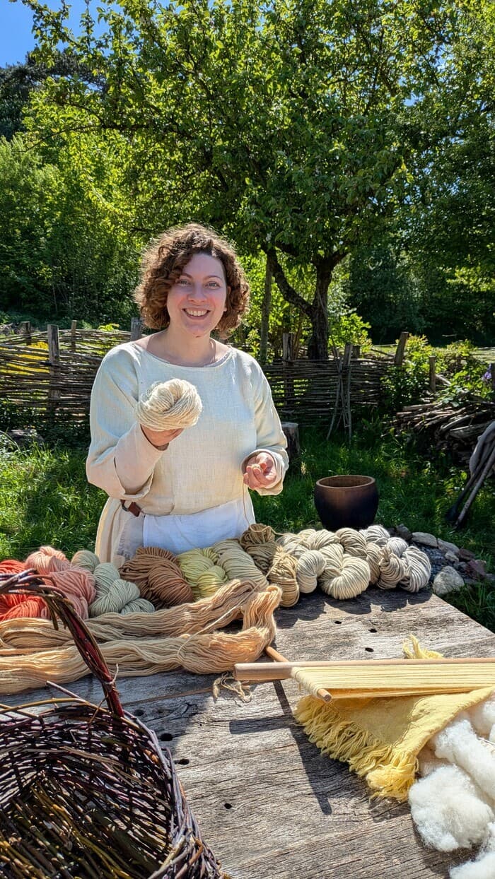 Démonstration : les Vikings débarquent à la filature de laine du Petit Auney · photo 1