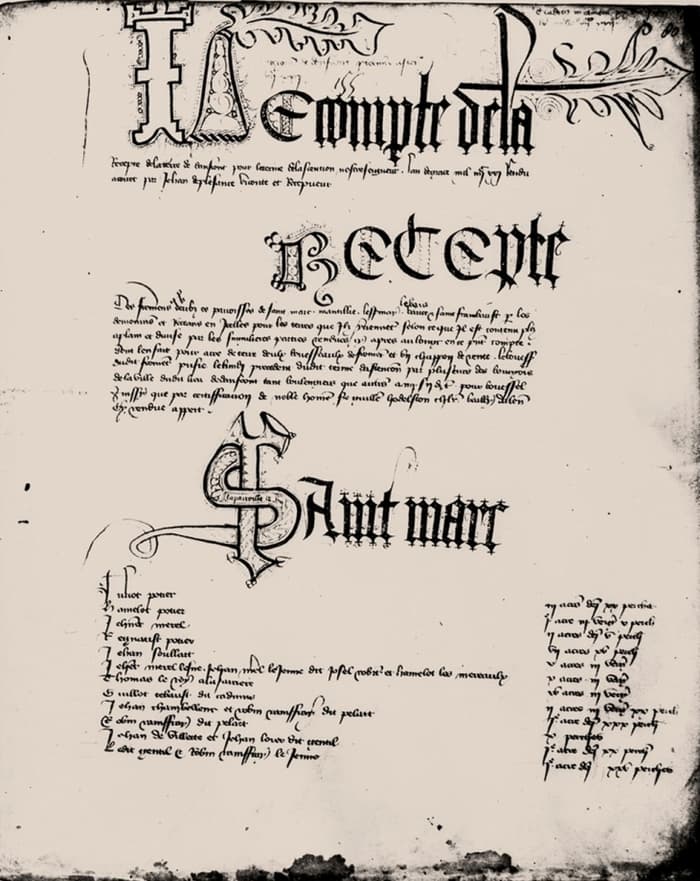 Exposition et conférence : documents médiévaux domfrontais · photo 1