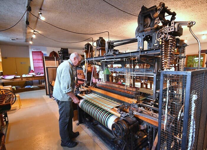 Démonstration au musée du tissage · photo 1