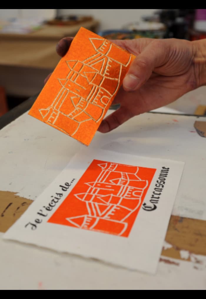 [Spécial scolaires] Initiation à la gravure et à la typographie à Lamourelle ! · photo 1