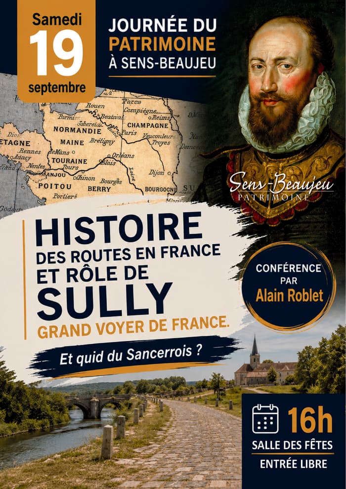 Histoire des routes en France et rôle de Sully, Grand Voyer de France. Et quid en Sancerrois ? · photo 1