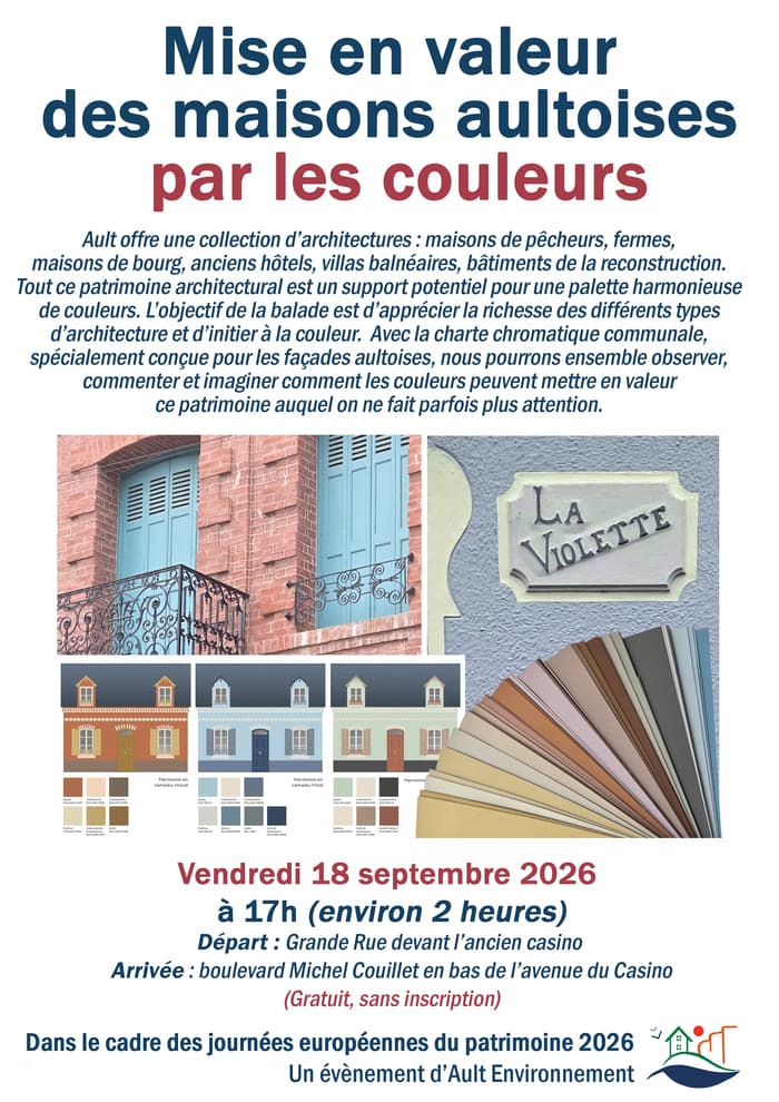 Mise en valeur des maisons aultoises par les couleurs · photo 1