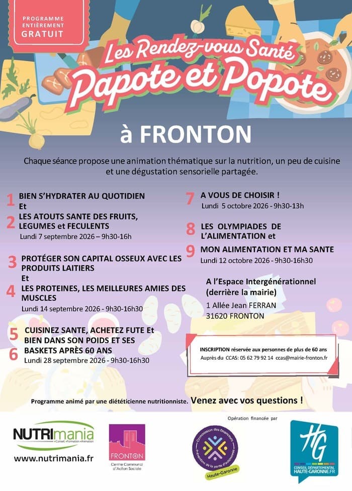 Les rendez-vous santé PAPOTE & POPOTE · photo 1