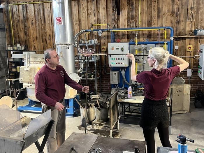 Démonstration des souffleurs de verre · photo 1