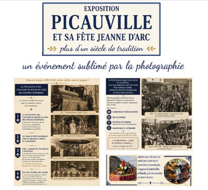 Exposition : Picauville et sa fête Jeanne d'Arc, un événement sublimé par la photographie · photo 1