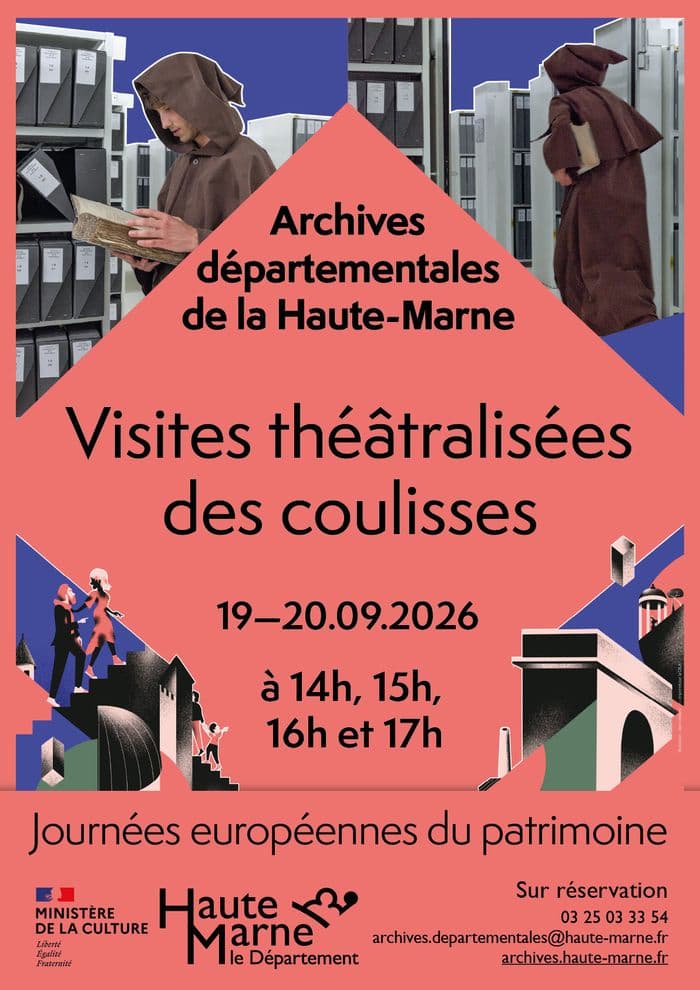 [Journées européennes du Patrimoine] Visites théâtralisées des coulisses des Archives départementales · photo 1