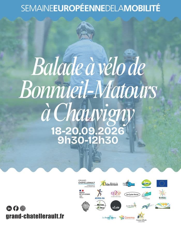 Balade à vélo de Bonnueil-Matours à Chauvigny · photo 1