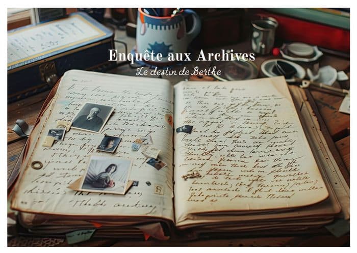 Jeu : Enquête aux Archives - Le destin de Berthe · photo 1
