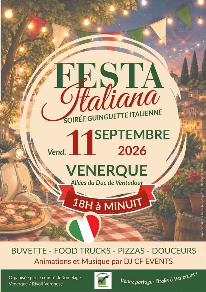 Festa italiana du Comité de Jumelage Venerque/Rivoli-Veronese · photo 1
