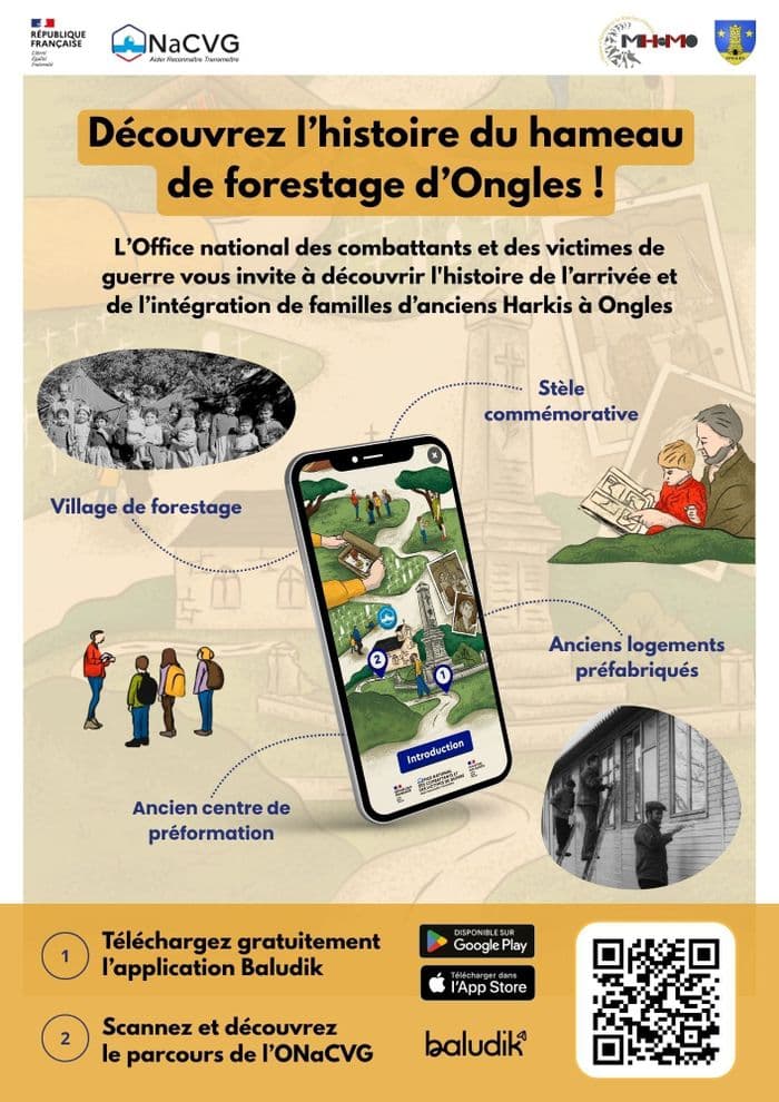 Parcours Baludik : Découvrez l'histoire du hameau de forestage d'Ongles · photo 1