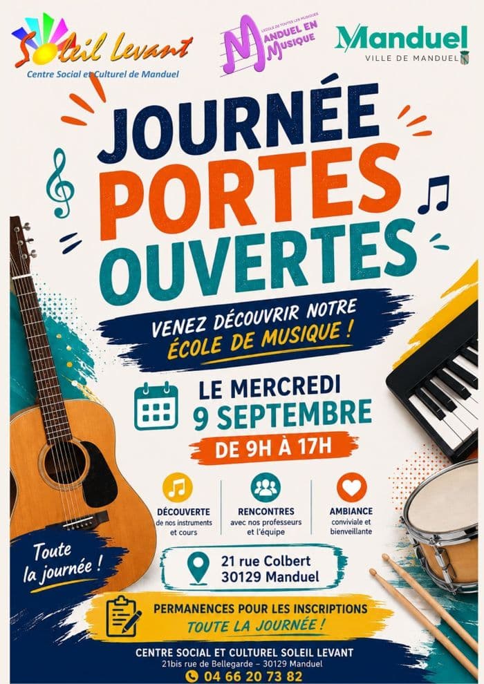 Journée porte ouverte école de musique mercredi 9 septembre 2026 · photo 1