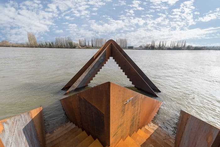 Exposition : œuvre Seine de crue - Amplitude · photo 1