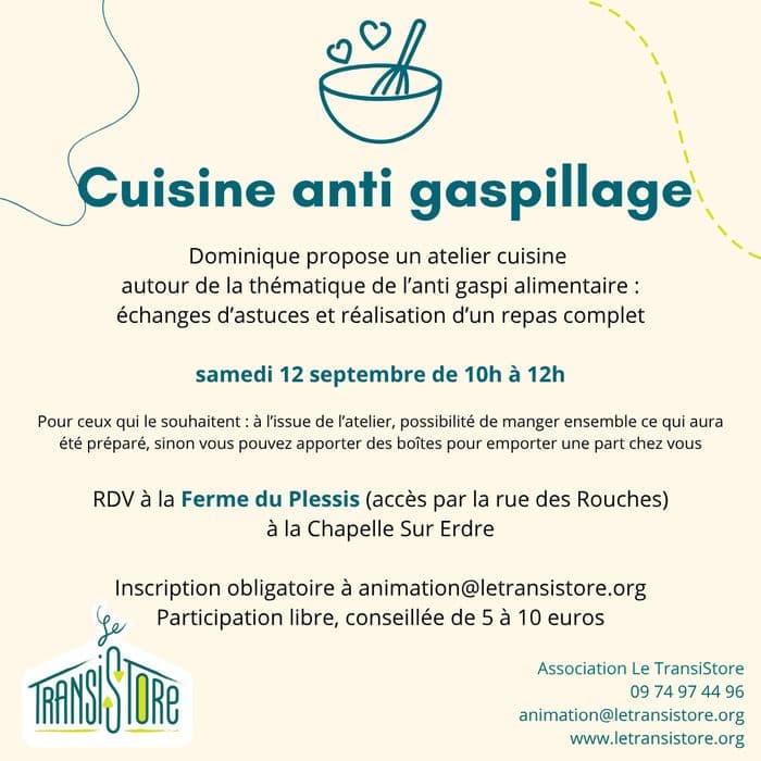 Atelier cuisine anti-gaspillage · photo 1