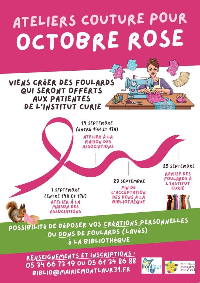 Ateliers couture pour Octobre rose · photo 1