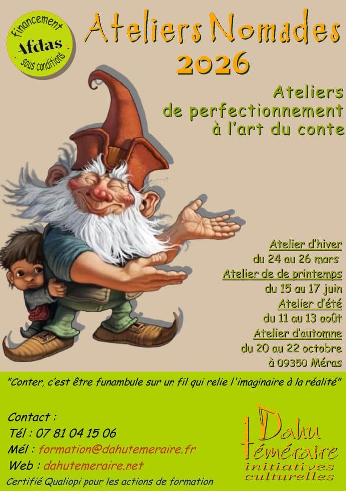 Atelier nomade : perfectionnement à l'art du conte · photo 1