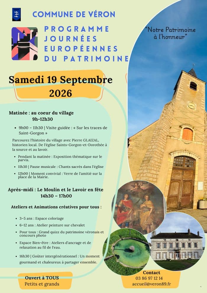 Visite guidée « Sur les traces de St-Gorgon » de l'église St Gorgon -St Dorothée à la source et au lavoir. · photo 1