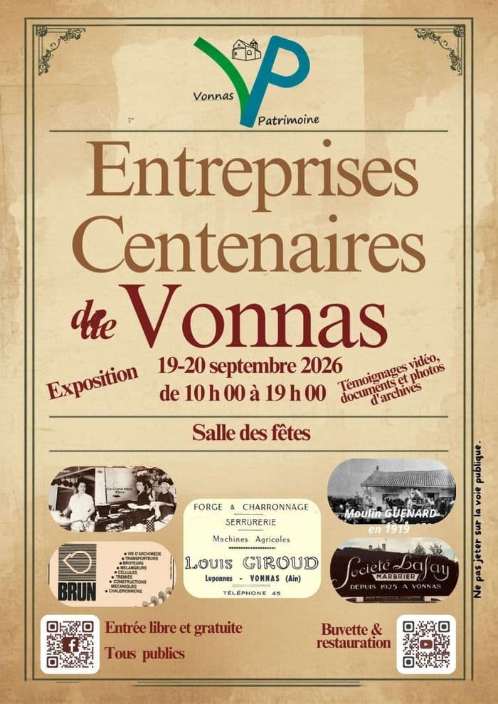 EXPO : Les entreprises centenaires de Vonnas · photo 1