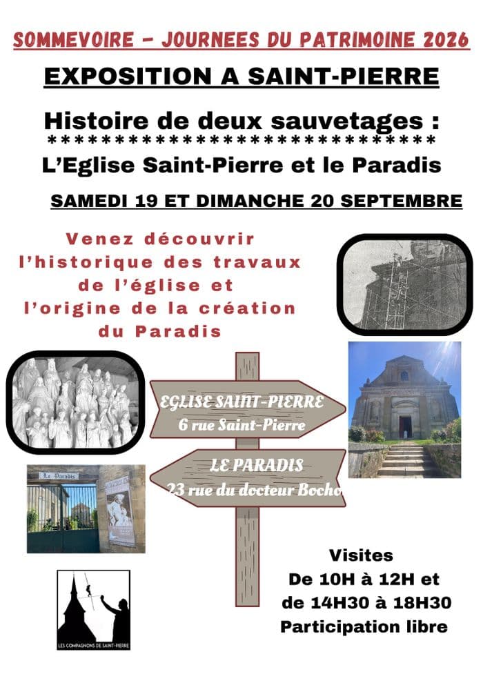 JOURNEES DU PATRIMOINE - SOMMEVOIRE · photo 1