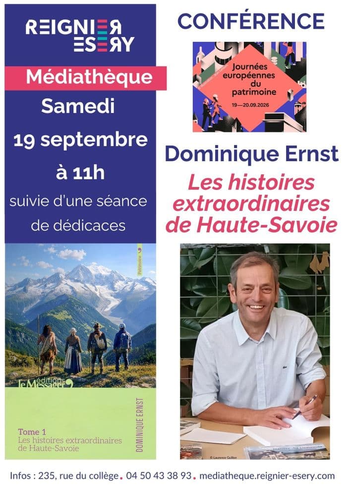 Conférence "Histoires extraordinaires de la Haute-Savoie" par Dominique Ernst · photo 1
