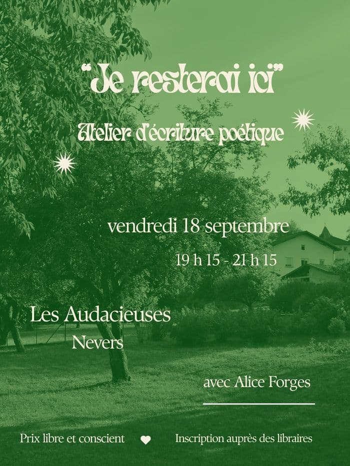 Atelier d'écriture poétique · photo 1