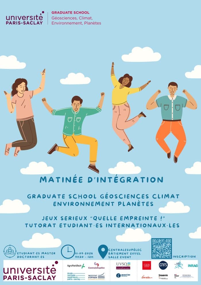 Journée d'intégration de la Graduate School Géosciences, Climat, Environnement, Planètes · photo 1