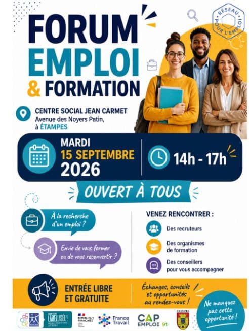 Forum de l’emploi et de la formation à l’Espace Jean-Carmet · photo 1