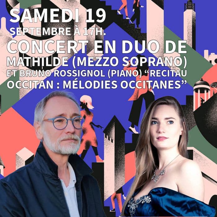 Concert en duo de Mathilde et de Bruno Rossignol "Mélodies occitanes" · photo 1