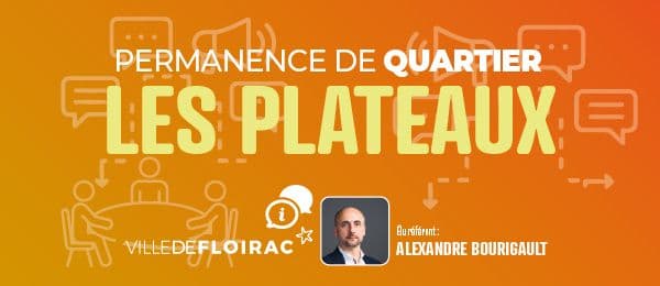 Les Plateaux : Permanence élu de quartier · photo 1