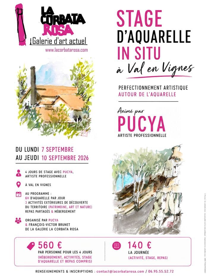 Stage d'aquarelle avec Pucya · photo 1