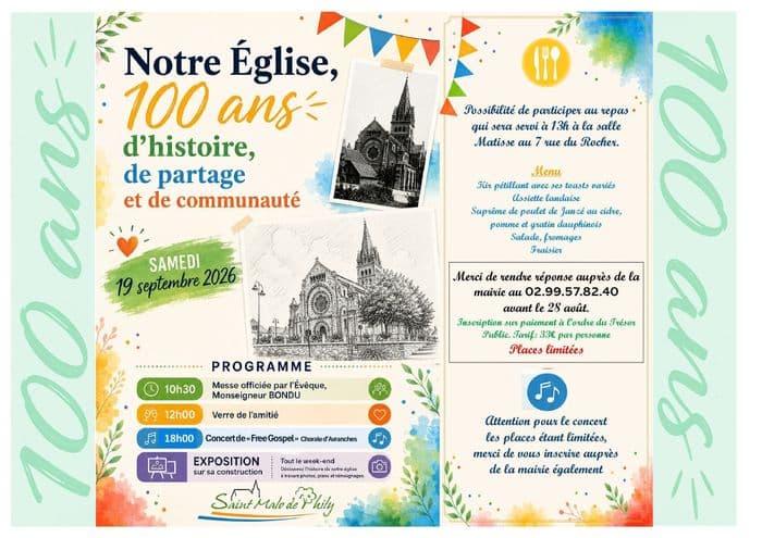 Notre église, 100 ans d'histoire, de partage et de communauté · photo 1