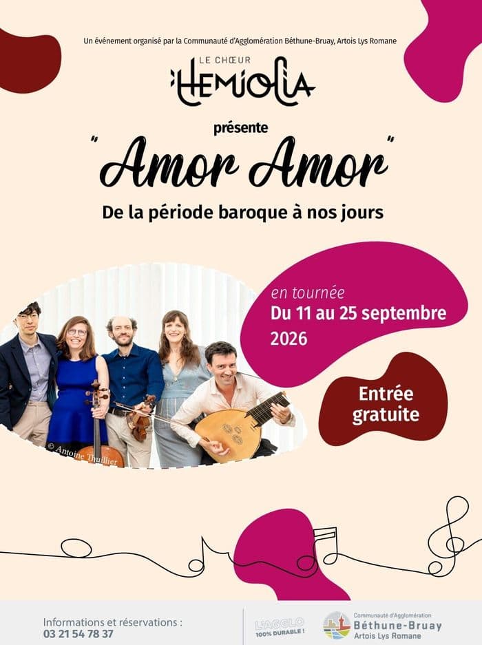 Hemiolia présente "Amor Amor", de la période baroque à nos jours. · photo 1