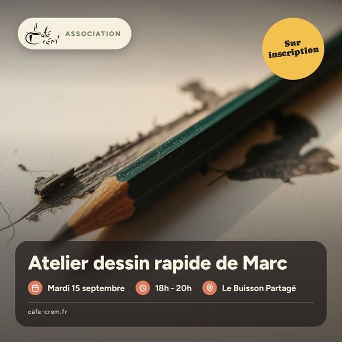 Atelier dessin rapide de Marc · photo 1