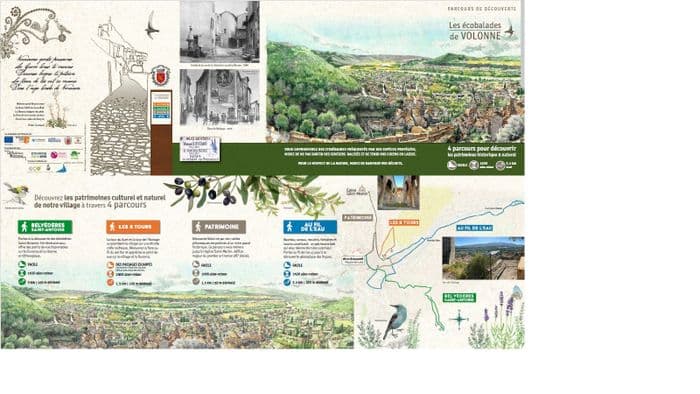Randonnée autour des 4 écobalades autour du patrimoine bâti et naturel avec le Géoparc Unesco · photo 1