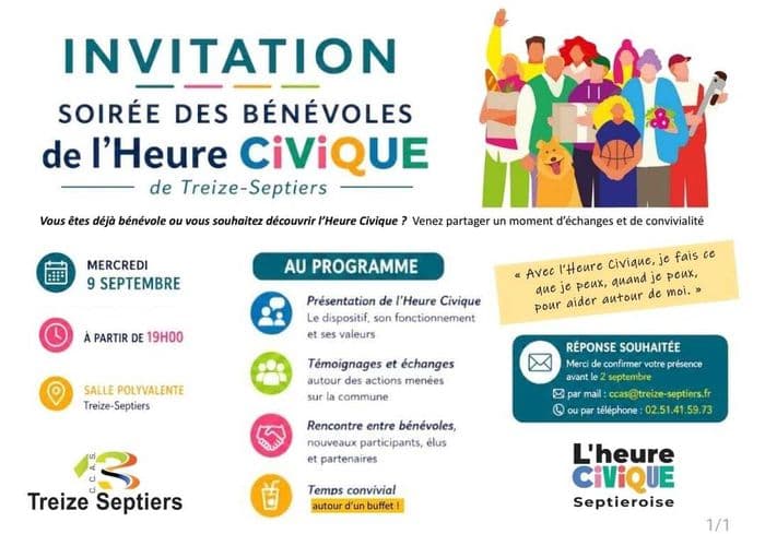 Soirée des bénévoles de L'Heure Civique · photo 1