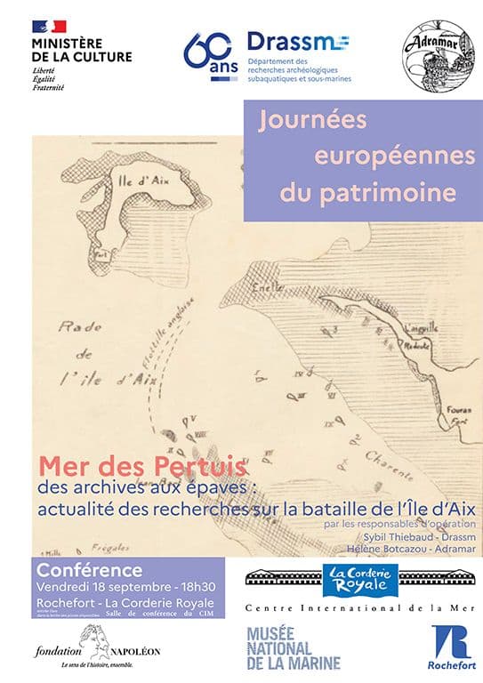 Conférence : des archives aux épaves - actualité des recherches sur la bataille de l'île d'Aix. · photo 1