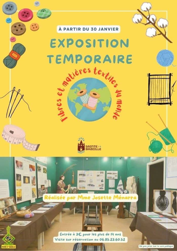 Exposition temporaire "Fibres et matières textiles du monde" · photo 1