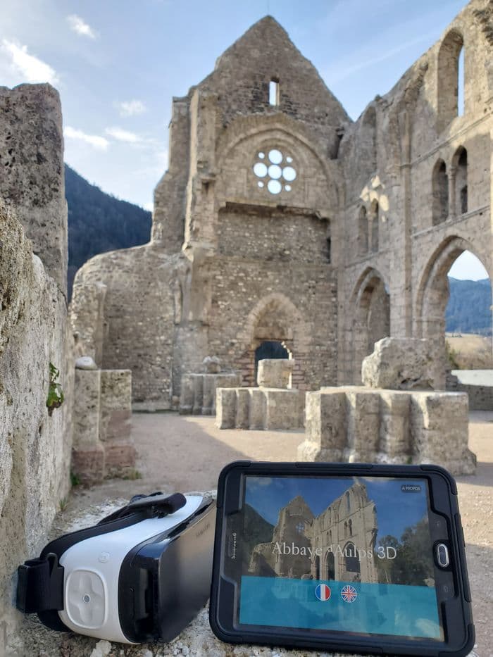 Abbaye d'Aulps en 3D · photo 1