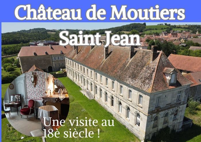 Visite des intérieurs du château de Moutiers Saint Jean · photo 1