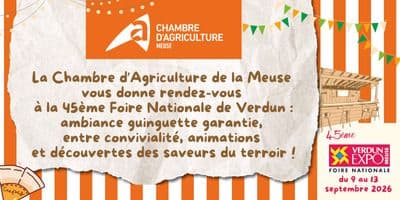 La Chambre d'Agriculture de la Meuse à la 45ème Foire Nationale de Verdun · photo 1