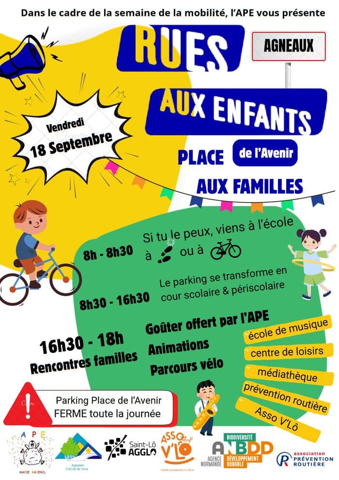 Rue aux enfants, place aux familles à Agneaux (50) · photo 1