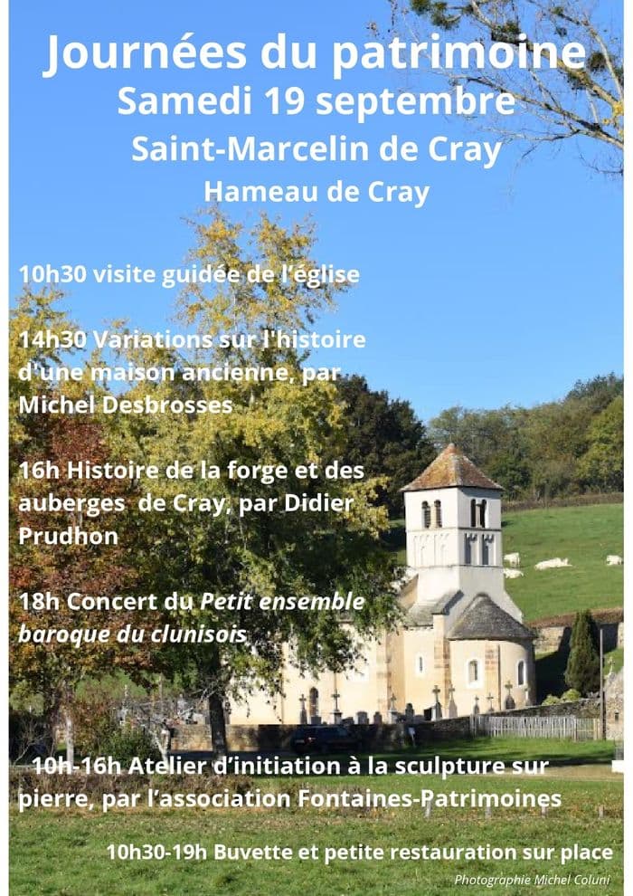 Visite guidée de l'église romane de Cray · photo 1